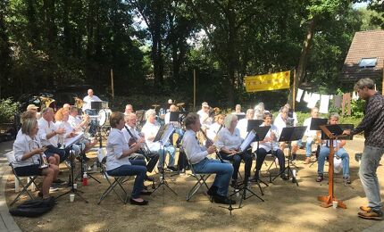 Op de zomerzotte camping